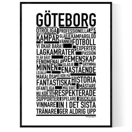 Göteborg Fotboll Poster