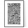 Falkenberg Fotboll Poster
