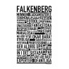 Falkenberg Fotboll Poster