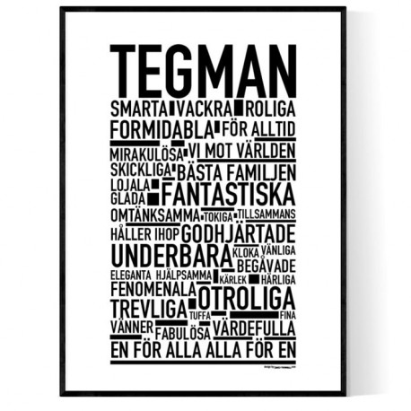Tegman Poster