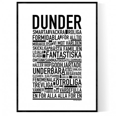 Dunder Poster