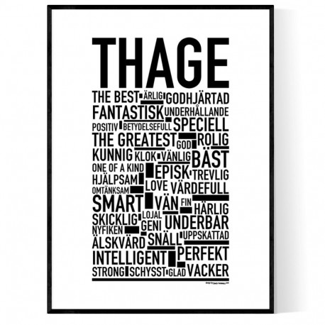 Thage Poster