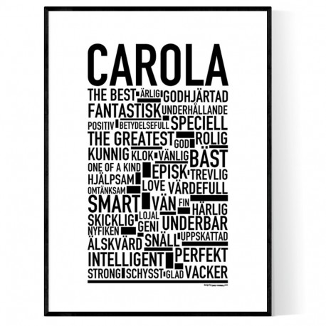 Carola Poster