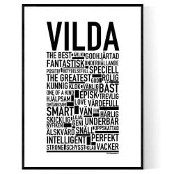 Vilda Poster
