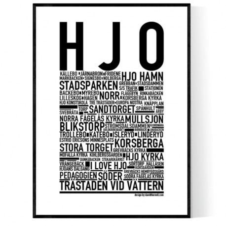 Hjo Poster