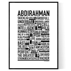 Abdirahman Poster