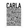 Carla Poster
