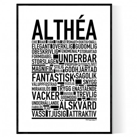 Althéa Poster