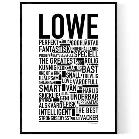 Lowe Poster