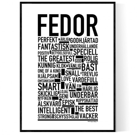 Fedor Poster