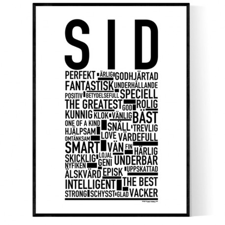Sid Poster