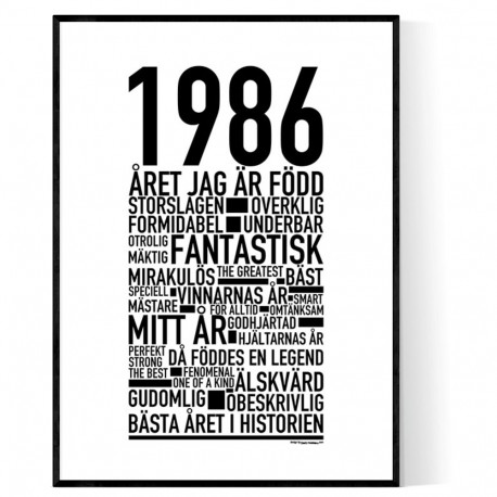 1986 Årtal