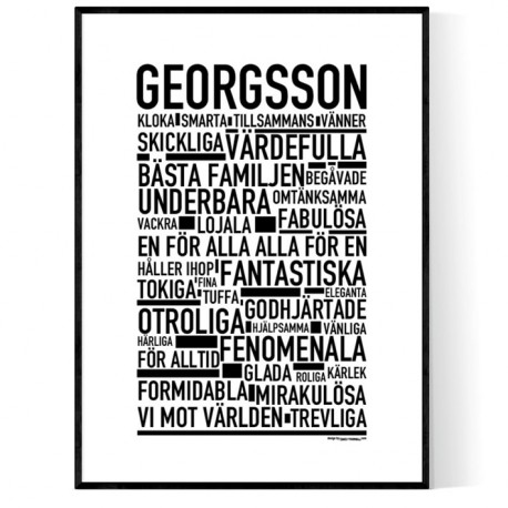 Georgsson Poster