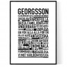 Georgsson Poster