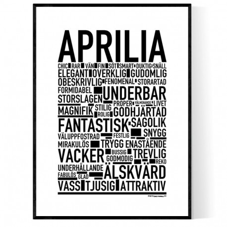 Aprilia Poster