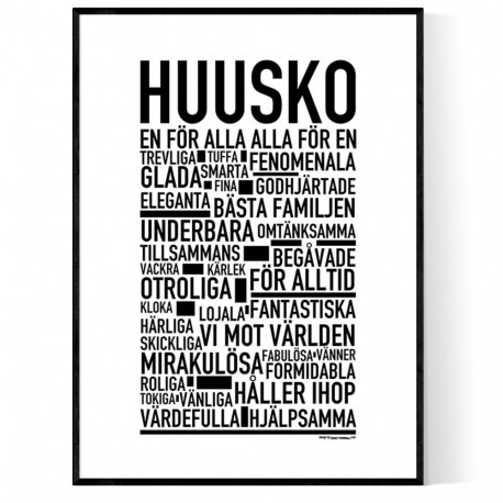 Huusko Poster