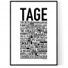 Tage Poster