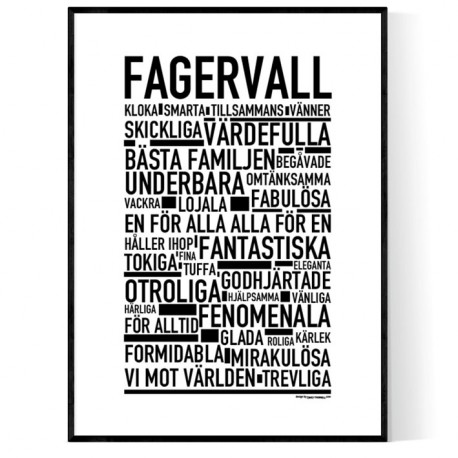 Fagervall Poster