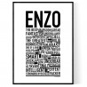 Enzo Poster