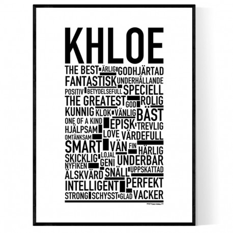Khloe Poster