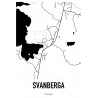 Svanberga Karta