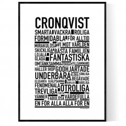 Cronqvist Poster 