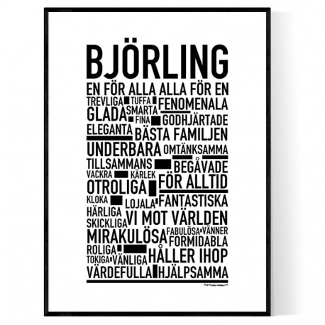 Björling Poster