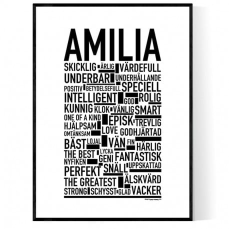 Amilia Poster