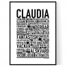 Claudia Poster