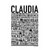 Claudia Poster