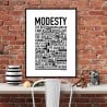 Modesty Poster