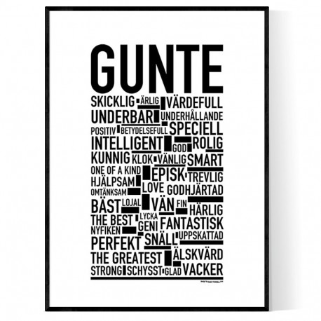 Gunte Poster