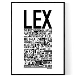 Lex Poster