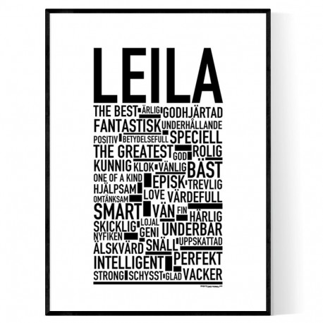 Leila Poster