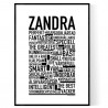 Zandra Poster