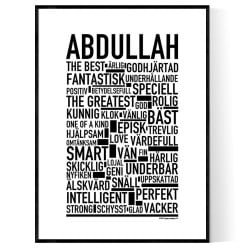 Abdullah Poster