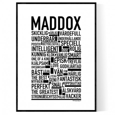 Maddox Poster