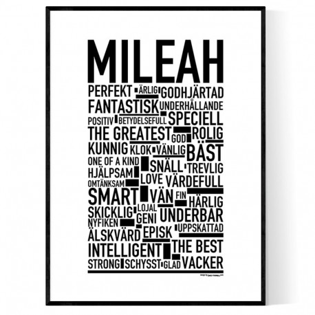 Mileah Poster