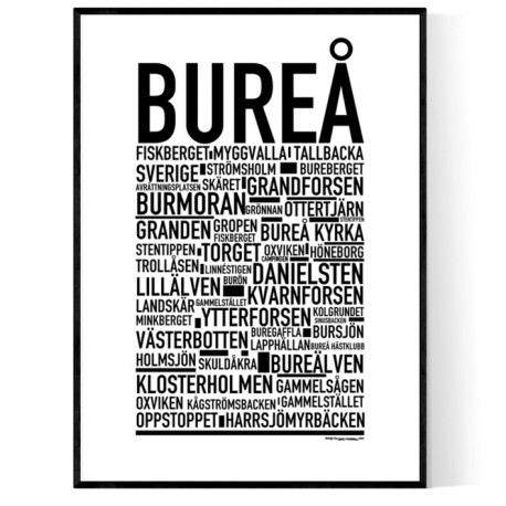 Bureå Poster