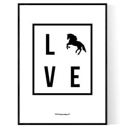 Love Horse Box Poster