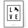 Love Horse Box Poster