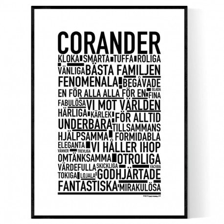 Corander Poster 