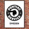 Pontiac Service Sweden Poster