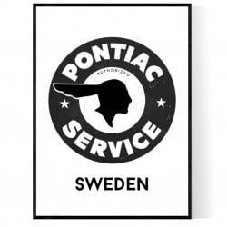 Pontiac Service Sweden Poster