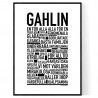 Gahlin Poster 