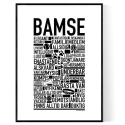Bamse Hundnamn Poster