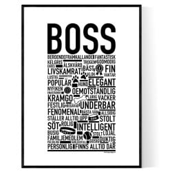Boss Hundnamn Poster