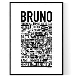 Bruno Hundnamn Poster