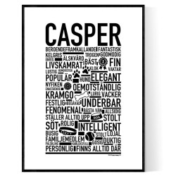 Casper Hundnamn Poster
