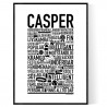 Casper Hundnamn Poster